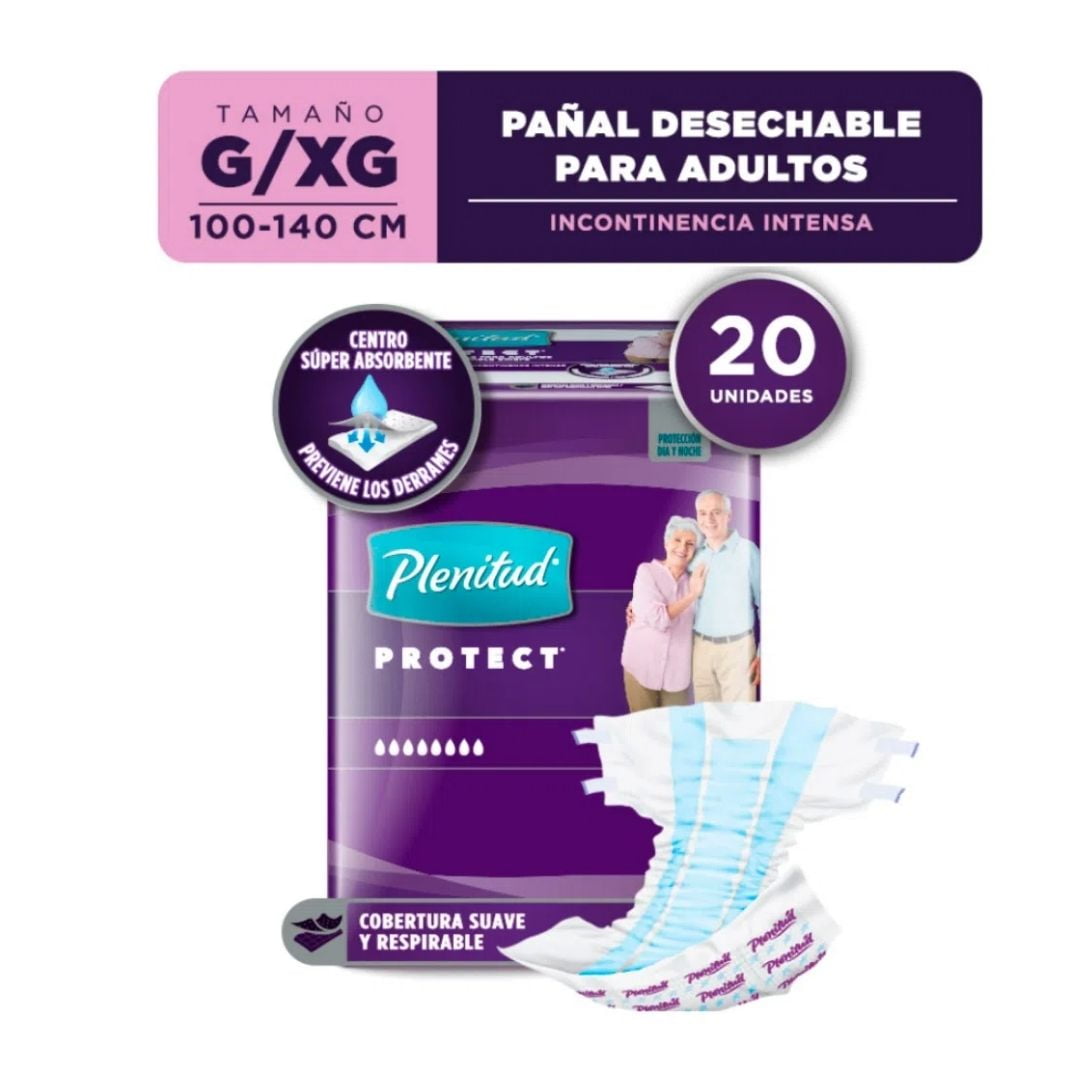 Pañal para Plenitud Protect pqt 20und - Efood Supermercado Peruano Digital con Delivery