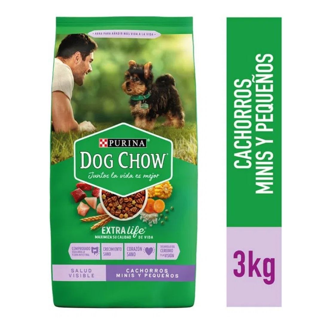 papi Por Rancio Dog Chow Alimento para Perros Cachorros raza minis y pequeños 3kg - Efood  Supermercado Peruano Digital con Delivery